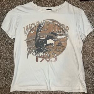 Cropped Classic Rock Graphic Tee